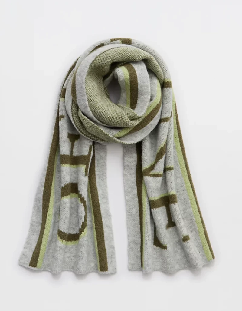 OFFLINE By Aerie Print Blanket Scarf