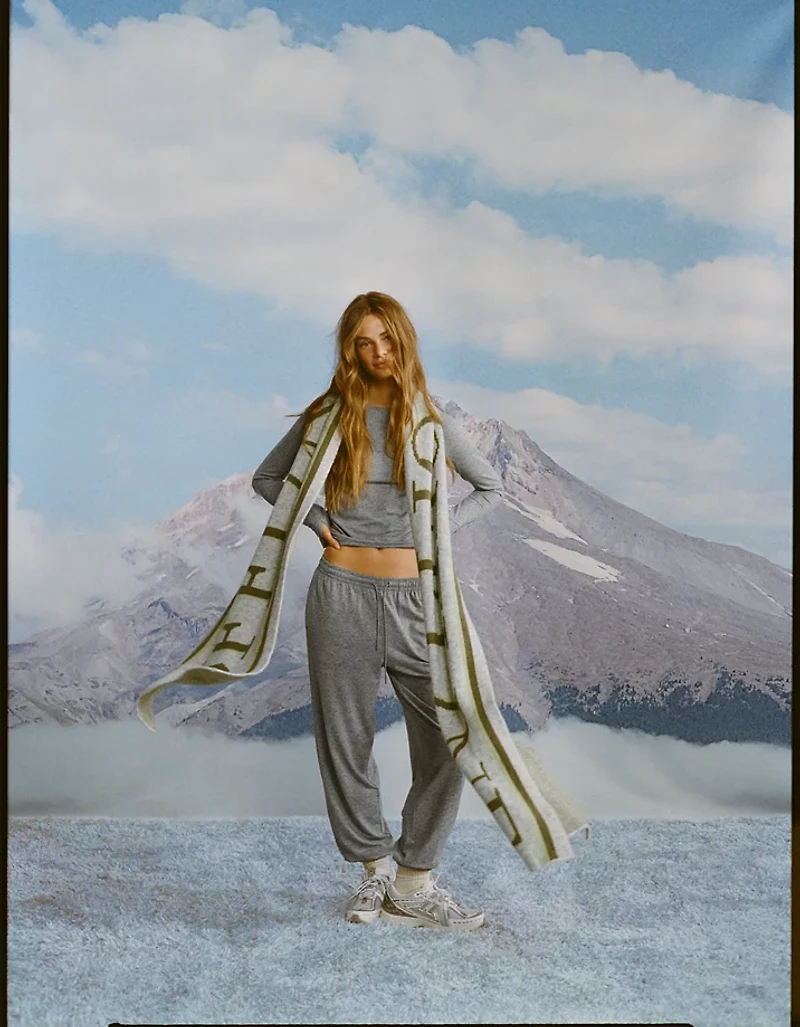 OFFLINE By Aerie Print Blanket Scarf