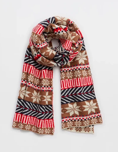 OFFLINE By Aerie Print Blanket Scarf