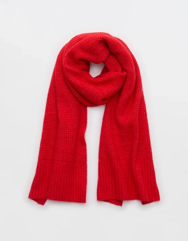 OFFLINE By Aerie Waffle Scarf