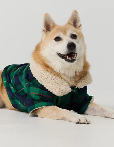 OFFLEASH By Aerie Flannel Dog Shirt