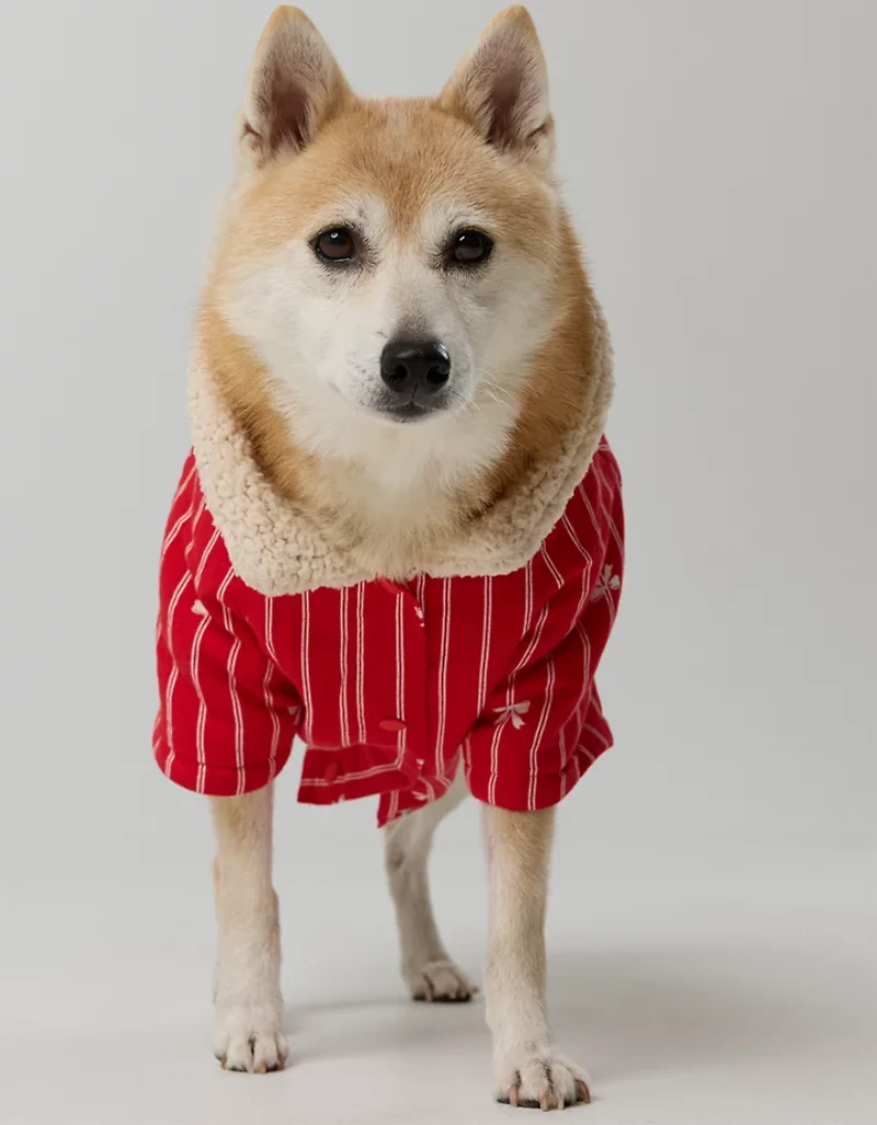 OFFLEASH By Aerie Flannel Dog Shirt