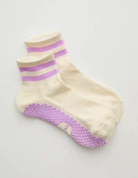 OFFLINE By Aerie x LUCKY HONEY Boyfriend Grip Socks