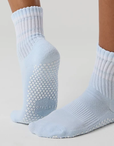 OFFLINE By Aerie x LUCKY HONEY Chunky Crew Grip Socks