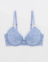 Show Off Lace Plunge Push Up Bra