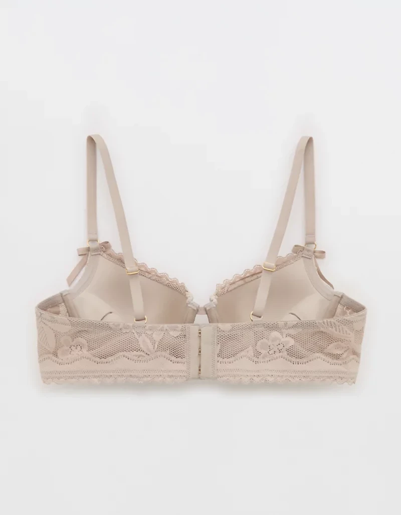 Show Off Feeling Femme Lace Plunge Push Up Bra