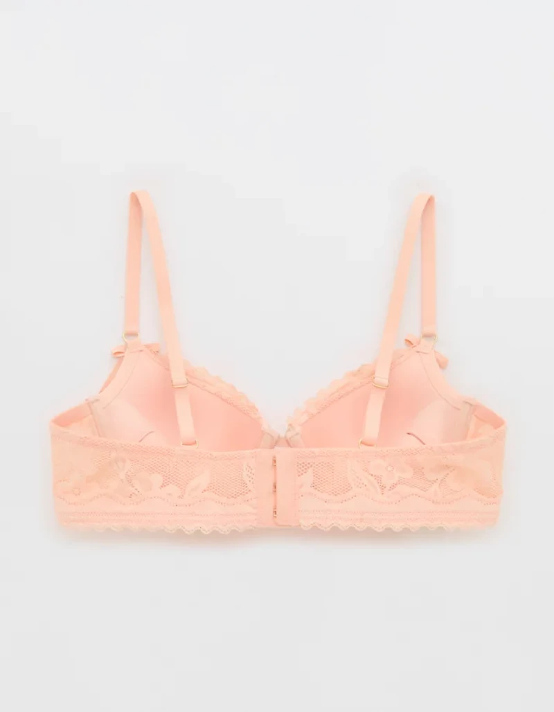 Show Off Feeling Femme Lace Plunge Push Up Bra