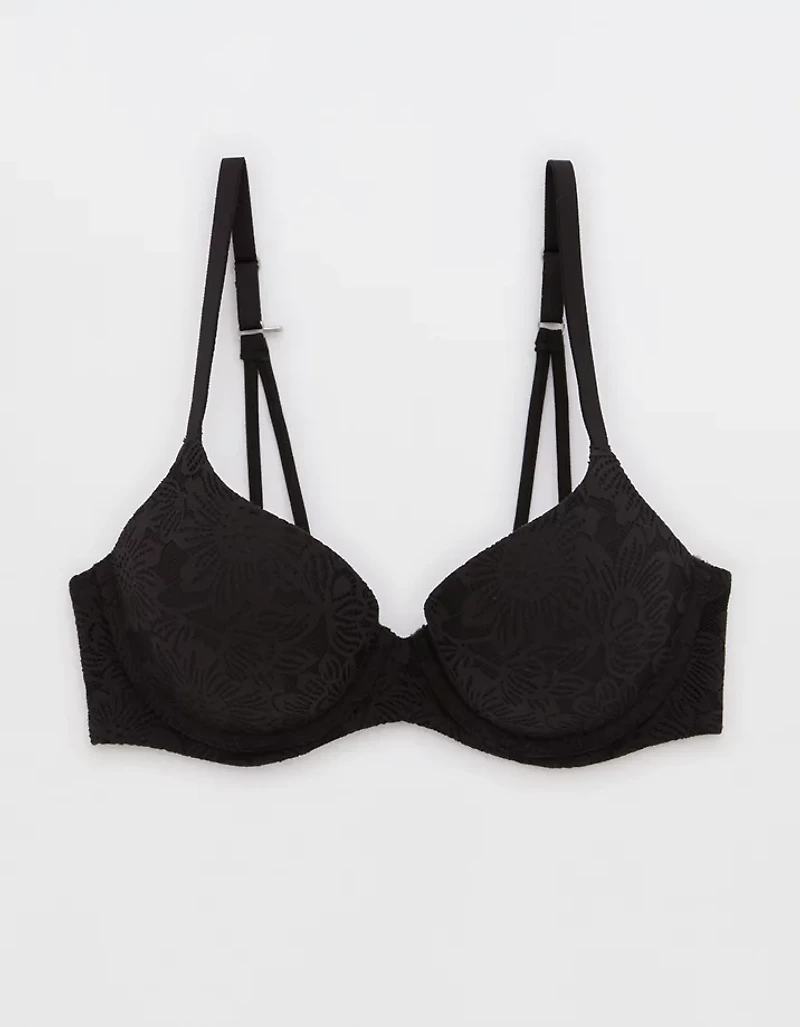 Sunnie Bloom Lace Demi Push Up Bra
