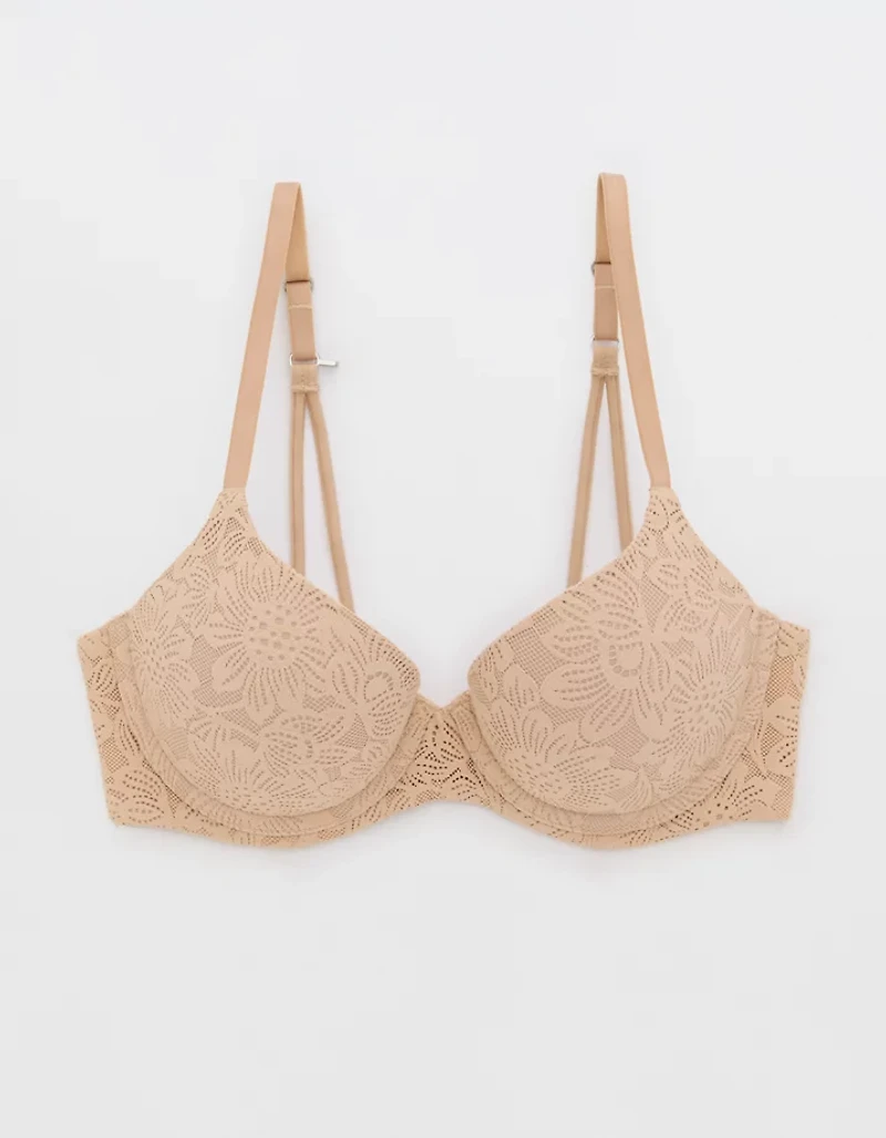 Sunnie Bloom Lace Demi Push Up Bra