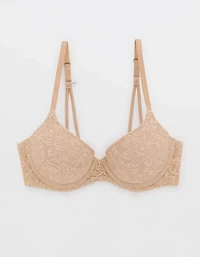 Sunnie Bloom Lace Demi Push Up Bra