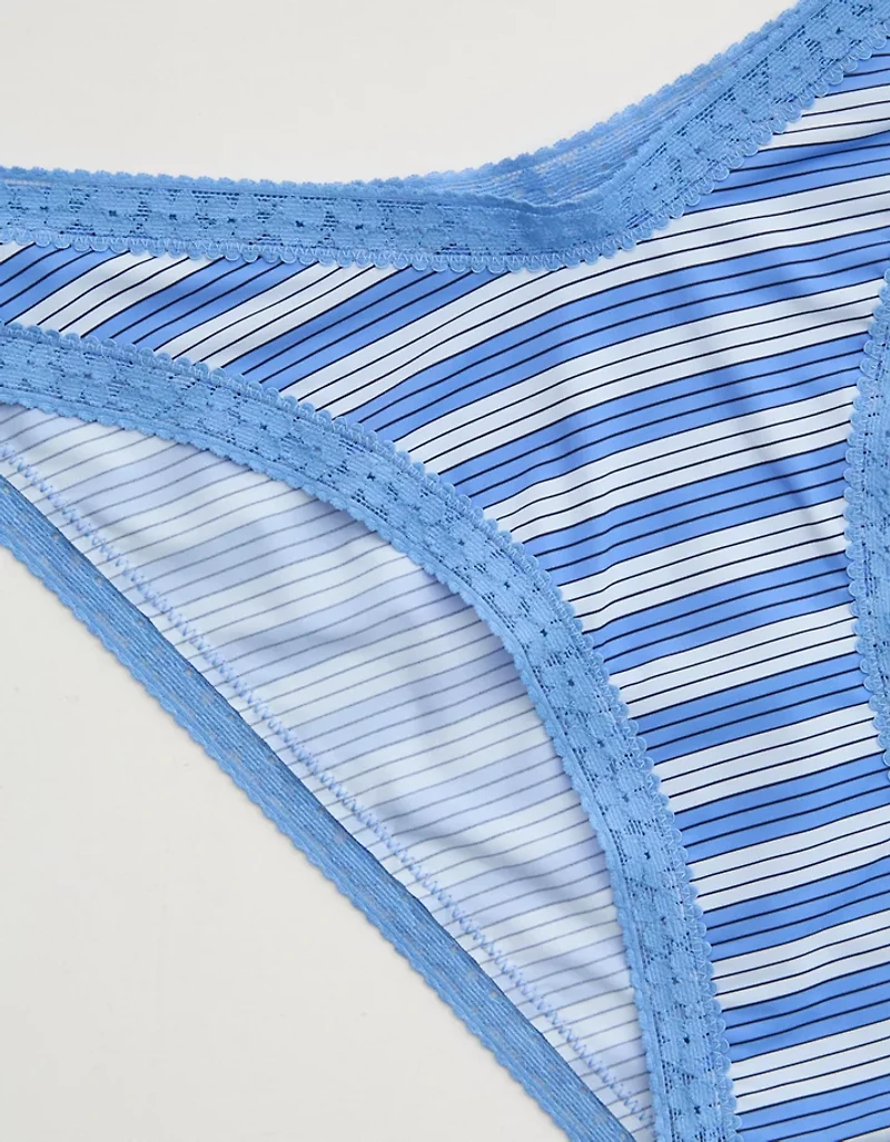 SMOOTHEZ Microfiber Lace Bikini Underwear