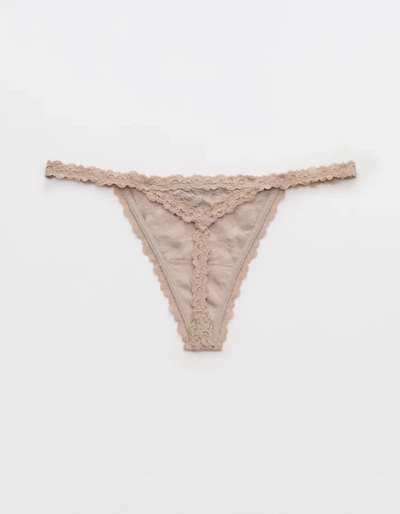 Show Off Vintage Lace String Thong Underwear