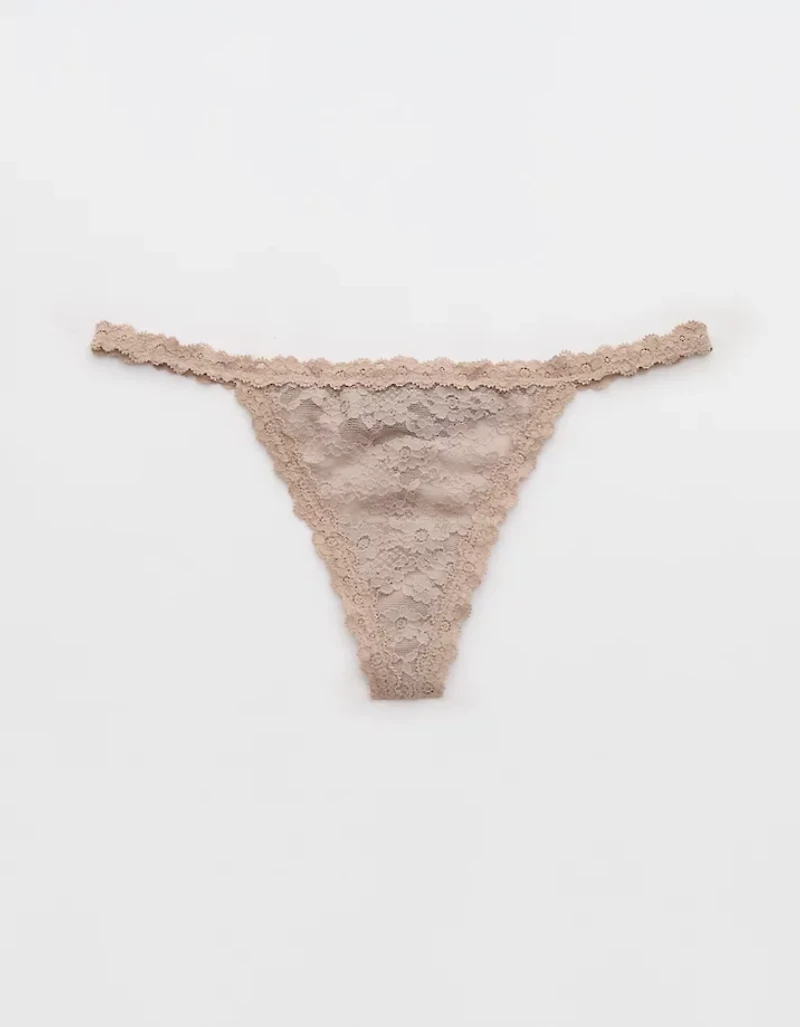 Show Off Vintage Lace String Thong Underwear