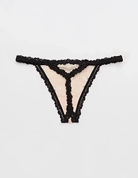 Show Off Vintage Lace String Thong Underwear