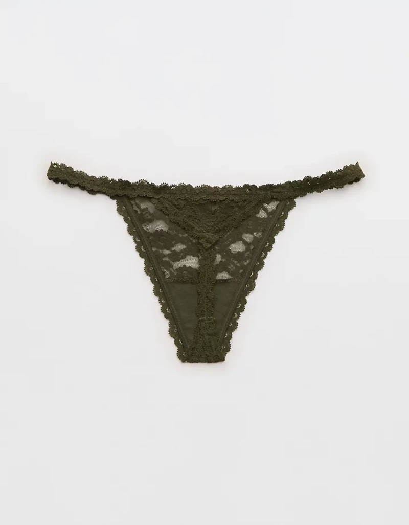 Show Off Vintage Lace String Thong Underwear