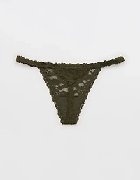 Show Off Vintage Lace String Thong Underwear