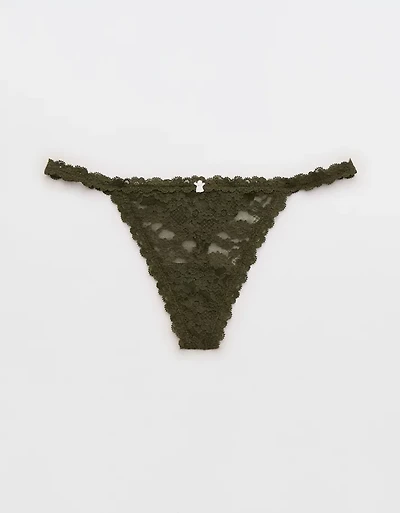 Show Off Vintage Lace String Thong Underwear