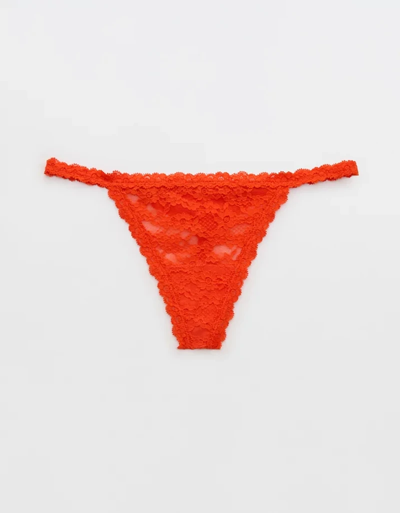 Show Off Vintage Lace String Thong Underwear