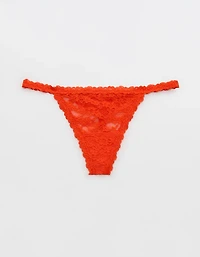 Show Off Vintage Lace String Thong Underwear