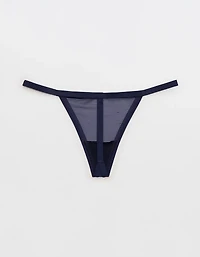 SMOOTHEZ Sheer Stripe Thong Underwear