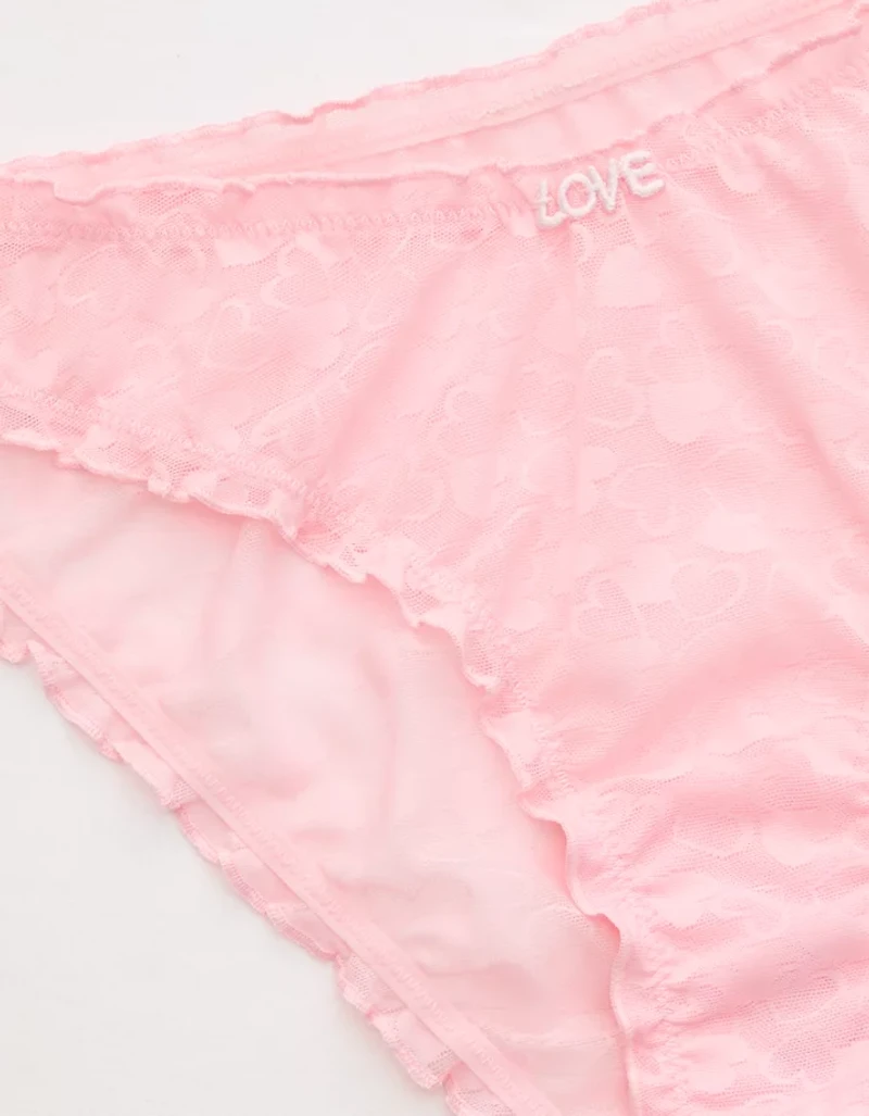 Show Off Heart Mesh Bloomer Underwear