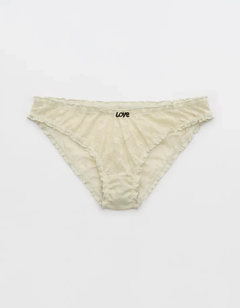 Show Off Heart Mesh Bloomer Underwear