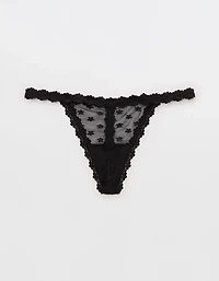 Show Off Daisy Mesh String Thong Underwear