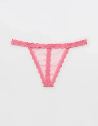 Show Off Daisy Mesh String Thong Underwear