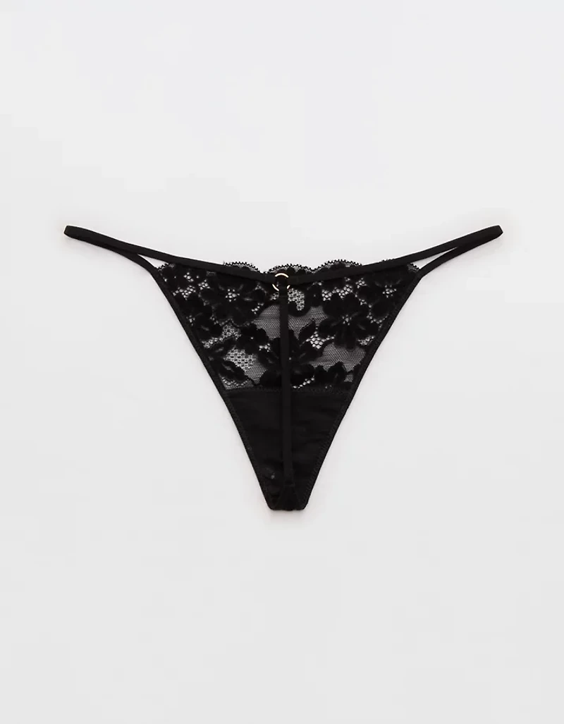 Show Off Chenille String Thong Underwear