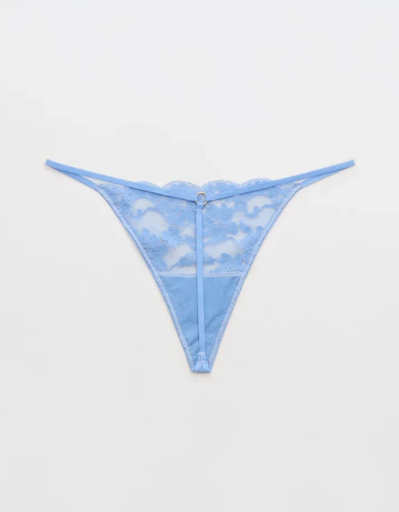Show Off Chenille Lace String Thong Underwear