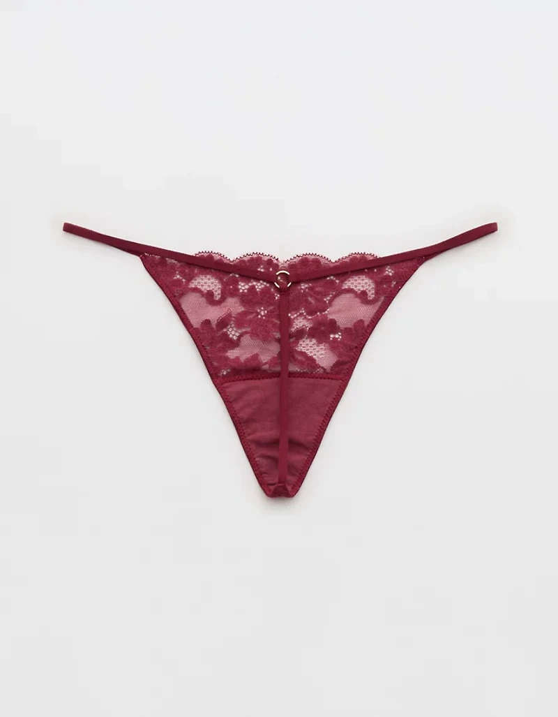 Show Off Chenille String Thong Underwear