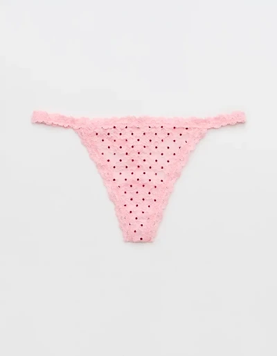 Show Off Vintage Lace String Thong Underwear