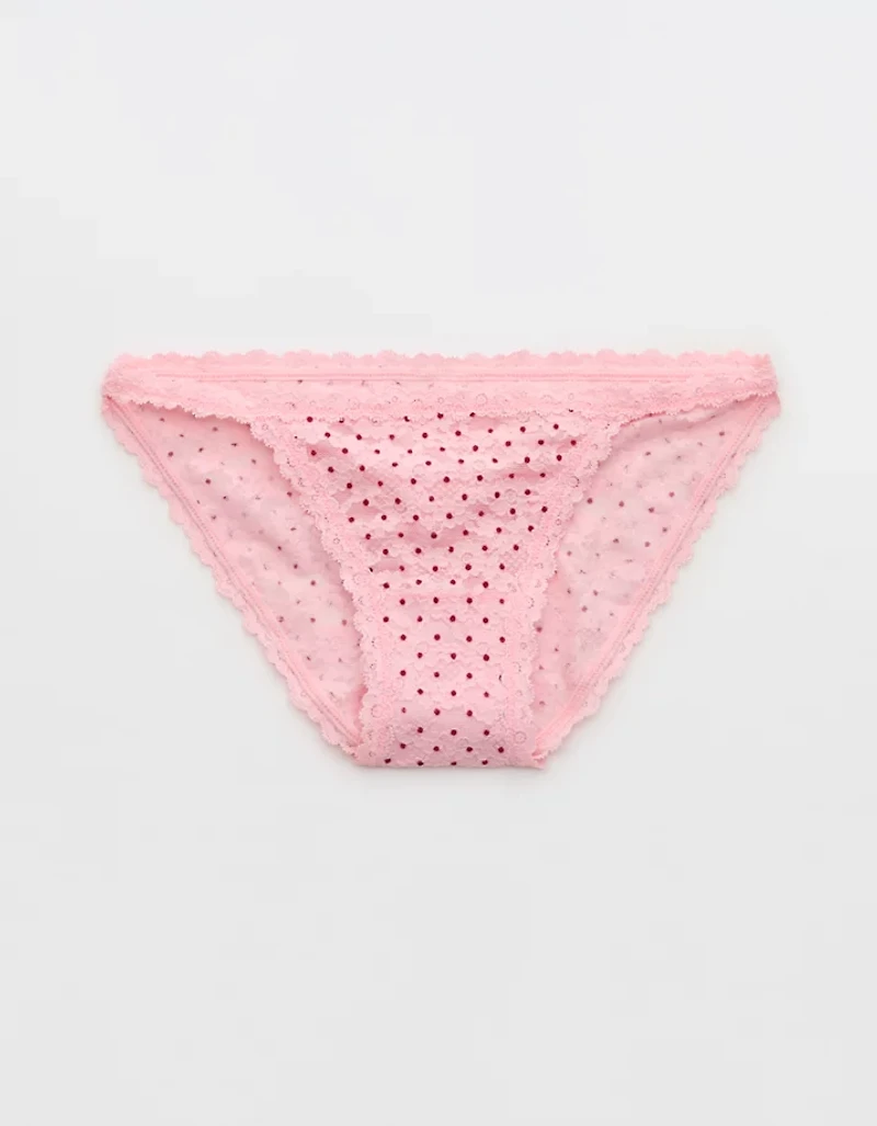 Show Off Vintage Lace String Bikini Underwear