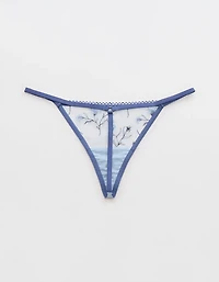 Show Off Embroidery Thong Underwear