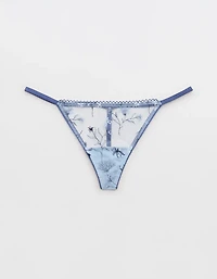 Show Off Embroidery Thong Underwear