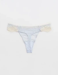 Show Off Sheer Happiness Lace Thong Underwear