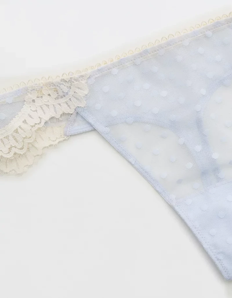 Show Off Sheer Happiness Lace Thong Underwear