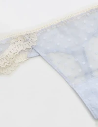 Show Off Sheer Happiness Lace Thong Underwear