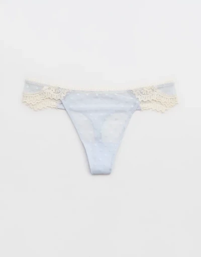 Show Off Sheer Happiness Lace Thong Underwear