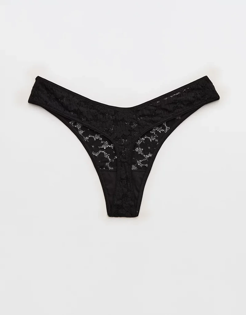 Show Off Festival Lace Thong Underwear