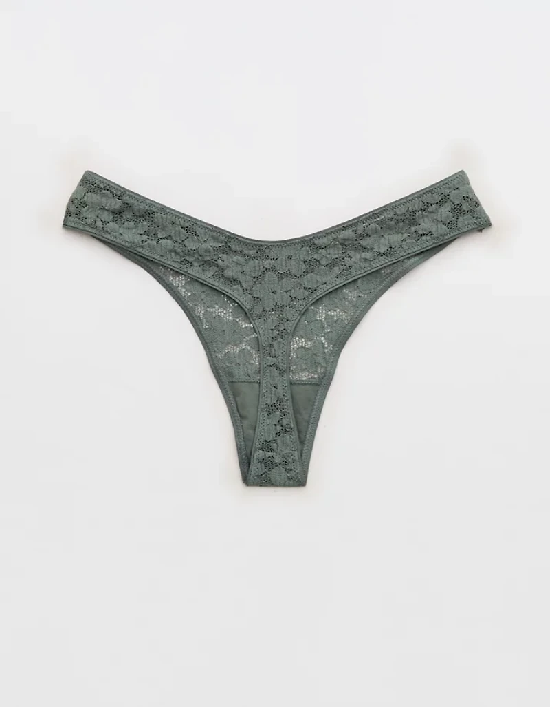 Show Off Festival Lace Thong Underwear