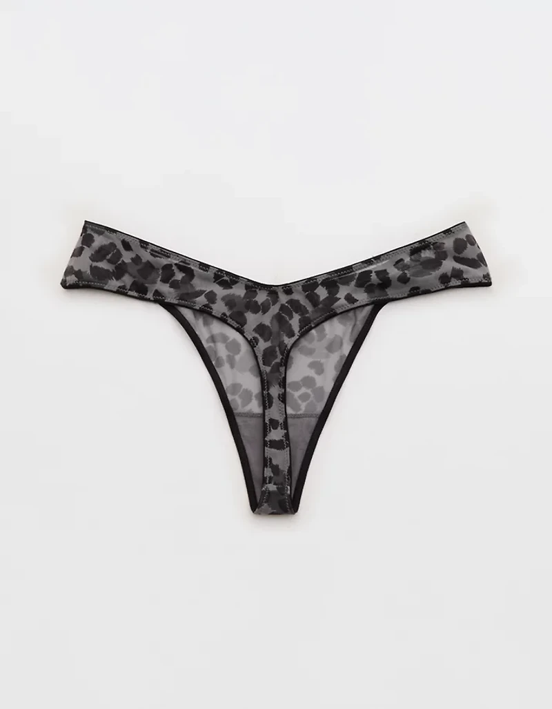 Show Off Mesh Thong Underwear