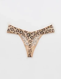 Show Off Mesh Thong Underwear