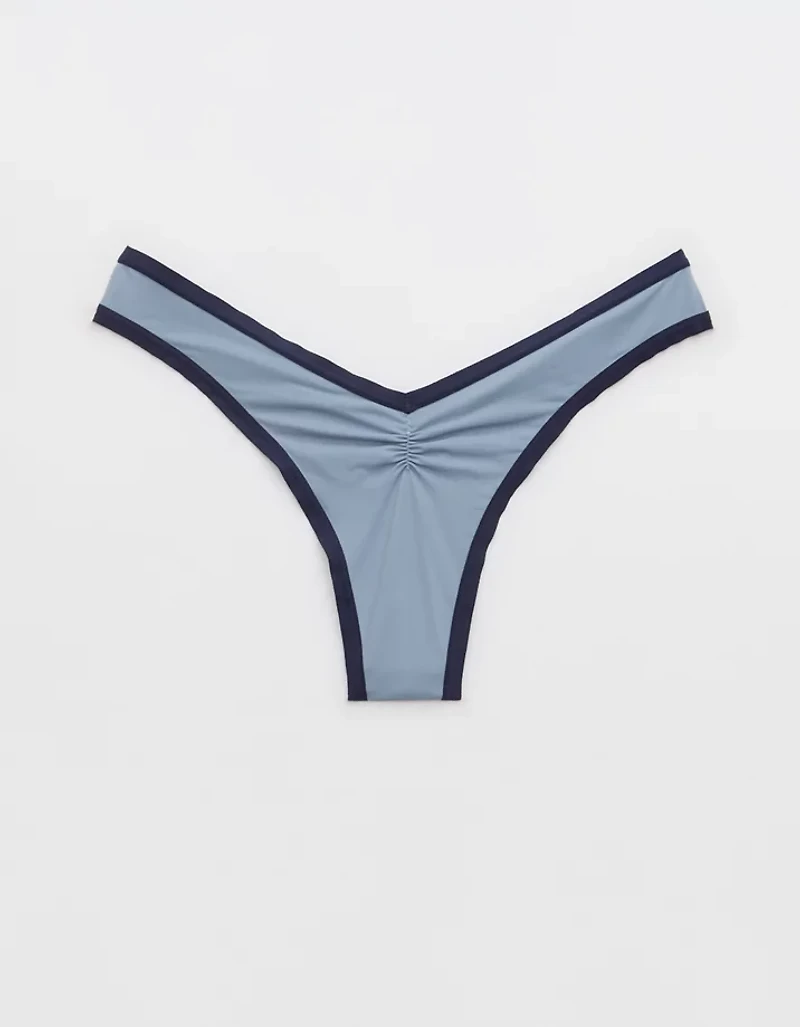 SMOOTHEZ High Cut Microfiber Thong Underwear