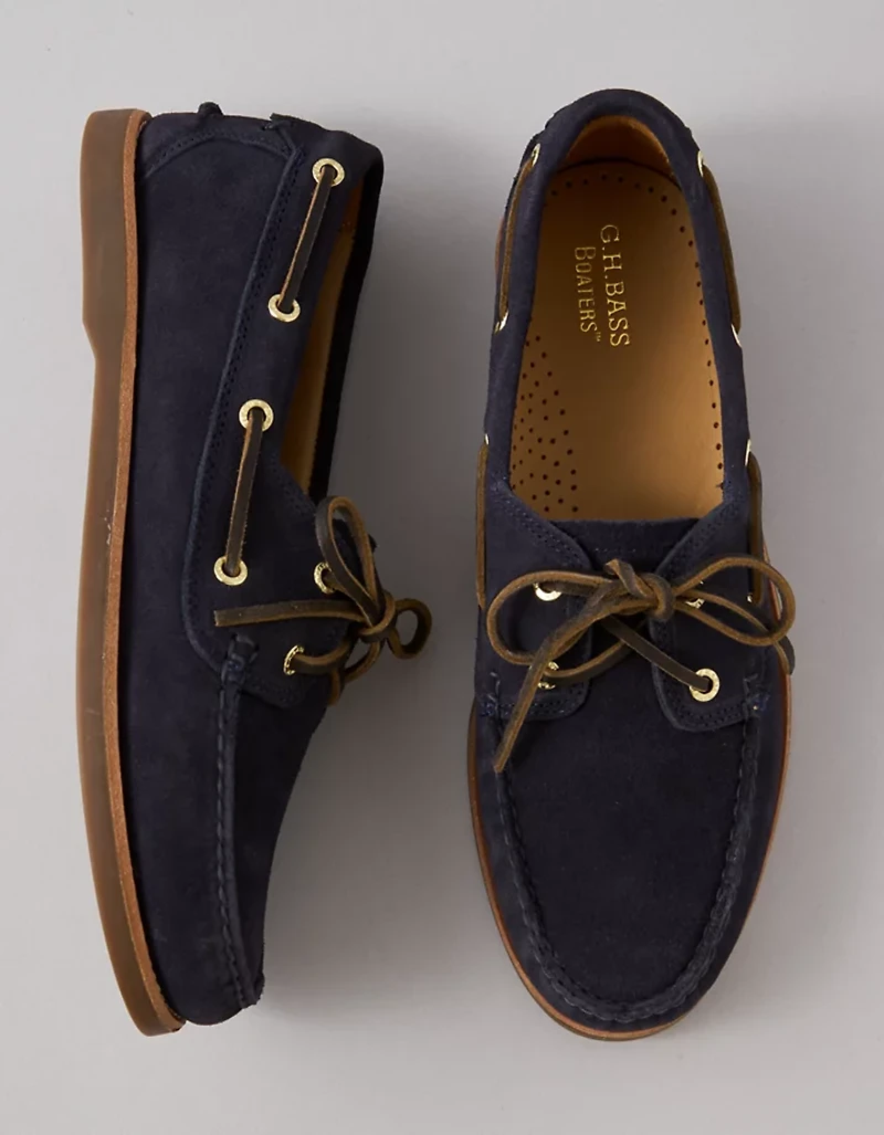 G.H. Bass Men's Hampton Leather Boat Shoe