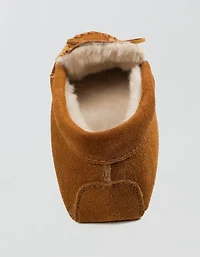 Minnetonka Pile-Lined Soft Sole Moccasin Slipper