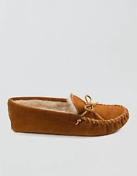 Minnetonka Pile-Lined Soft Sole Moccasin Slipper