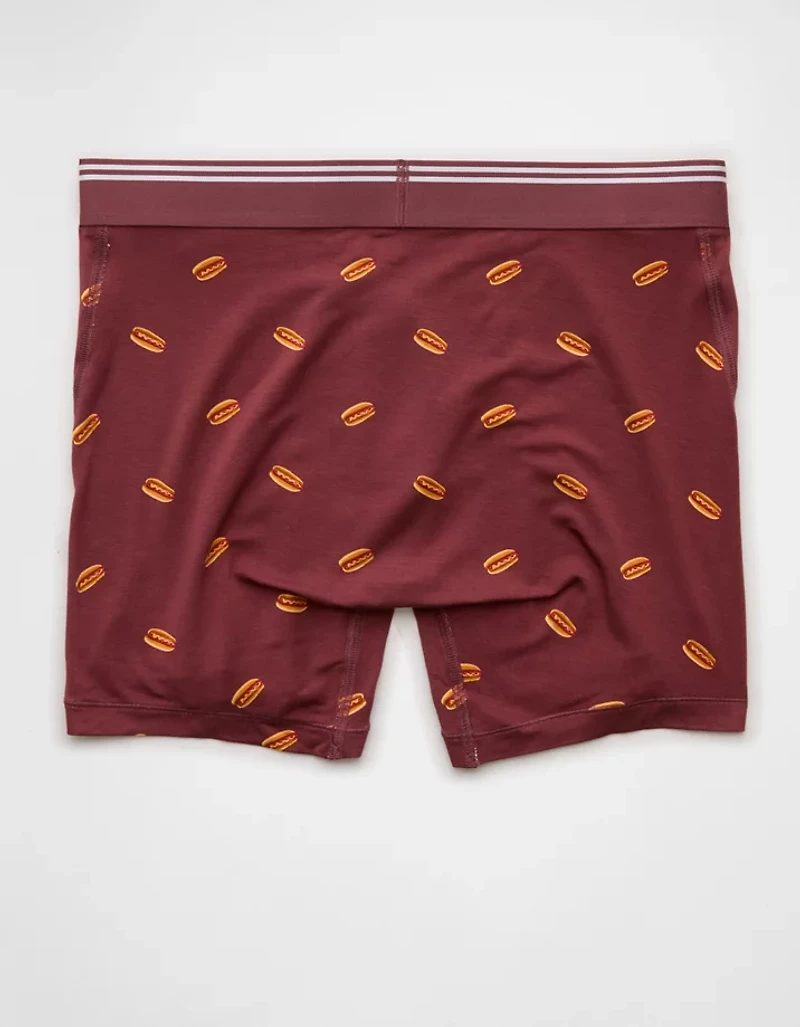 Caleçon boxeur ajusté ultradoux de 4,5 po hot-dog pour hommes AEO