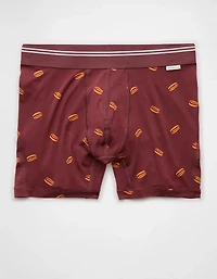 Caleçon boxeur ajusté ultradoux de 4,5 po hot-dog pour hommes AEO
