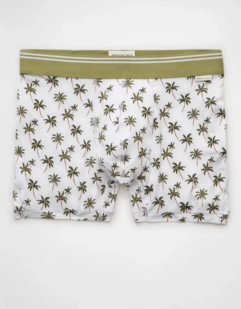 AEO Men's Palm Trees 4.5" Ultra Soft Boxer Brief